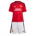 Manchester United Donny van de Beek #34 Barnkläder Hemma matchtröja till baby 2023-24 Kortärmad (+ Korta byxor) Billigt